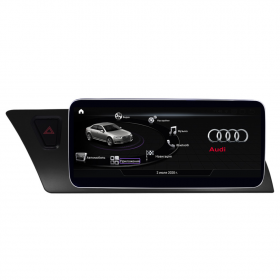 Штатная магнитола Parafar для Audi A4/A5 (2009-2015) (оригинальный AUX, квадратный LVDS, OEM 2G, низкая комплектация) 10Pin экран 10.25&quot; разрешение 1920*720 на Android 11.0 (PF7938AHD)